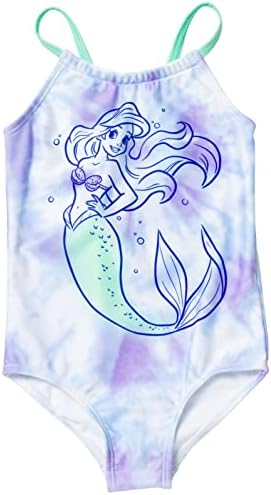 Disney Princess Princess Ariel Girls One Piece Bathing Suit Toddler to Big Kid