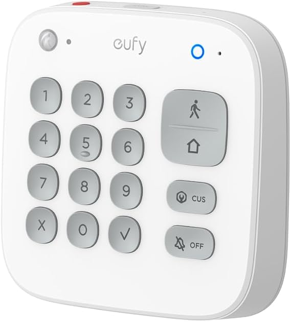 eufy Keypad E10, Quick and Convenient Arming/Disarming, Covert Duress Alarm, One-Touch SOS Alert, Requires HomeBase 2, 3 or Pro