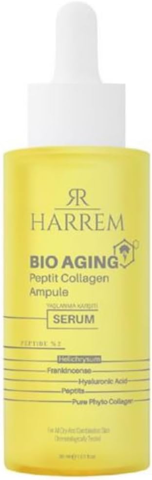 Bio Aging Yaşlanma Karşıtı Kuru ve Karma Ciltler için Nemlendirici Hyalüronik Asit Kolajen Serum 30 ML