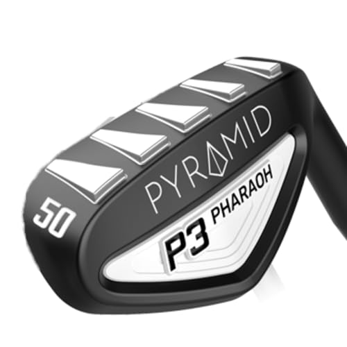 Pyramid P3 Pharaoh Wedge - Precision Golf Wedges with Anti-Chip Sole & Customizable Loft, Pitching Wedge Set for Right Hand, Pro-Level Spin for Intermediate & Senior Golfers
