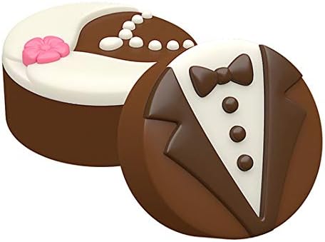 Bride & Groom Sandwich Cookie Chocolate Candy Mold