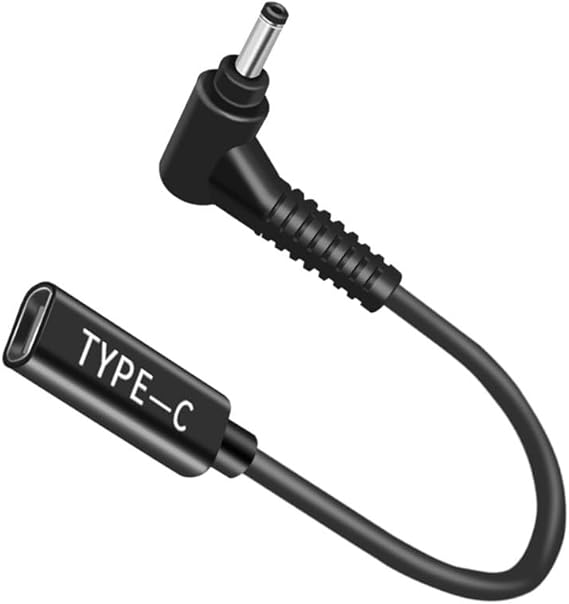 100W 4.0 X 1.35mm to USB-c DC Cable, Laptop Charger 4.0 x1.35mm DC Adapter, DC 4.0x1.35mm Adapter to USB C Adapter Made for Asus Laptop Series
