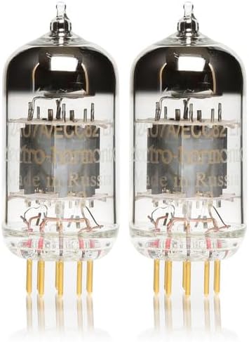 Pair of Electro-Harmonix 12AU7 EH Gold Pin Preamp Vacuum Tube