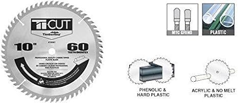 Timberline - Ti-Cut Saw 10"/60T Mtc 5/8" (10061)