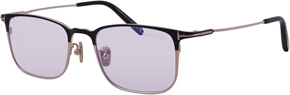 Tom Ford FT5929-D-B 005 Eyeglasses Mens Black/Rose Gold/Blue Block Full Rim 51mm