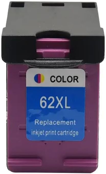 62XL Ink Cartridge Yield Compatible with 5540 5640 5740 7640 5646 5541 5742 5745 200 Printer Series(Hp62xl 1c)