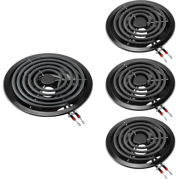 Burner Drip Pan Bowls 31806704163180670518Electric Stove Burner Replacement MP15YA6 MP21YA8 Compatible for Frigi-daire Ken-more Range Stove by MIFLUS,Replace 5304430149 5304430150