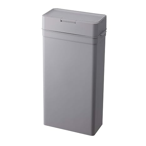 Like-It | LBD-02 | Odor-Free Trash Bin, Slim and Stylish | Odor Leakage Prevention, Kitchen, Living, Diaper and Pets | 13.2" 6.7" 24.6" | Gray | 6.6 gal