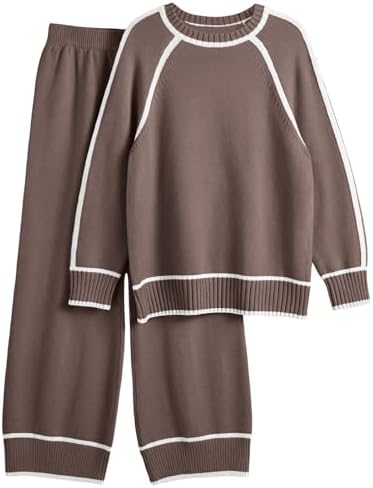 LILLUSORY 2 Piece Knit Lounge Set Womens Matching Sweater Sets