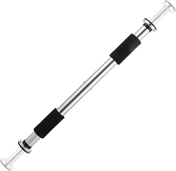 Adjustable Pull Up Bar for Home, Stainless Steel Hanging Bar for Doorway - Strength Training Equipment for Men & Women, Home Gym Chin-Up Bar