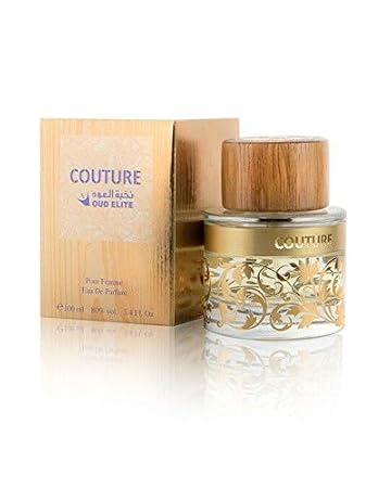 Oud Elite Couture for Women Gold EDP - Eau De Parfum 100 ML (3.4 oz) I Great Gift I Authentic roses, wild berries, bergamot, and jasmine, Earthy vanilla and patchouli I Elegant Bottle I Perfumes