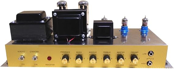 Custom 50-Watt British Style JCM-800 2204HW Handwired Amplifier with Master Volume, JUST Working Chassis