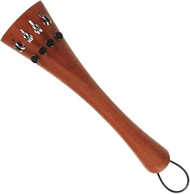 Tailpiece,44 Cello Tailpiece, Jujube Wood Tailpiece with Adjustable Tailgut Cello String Instruments Parts