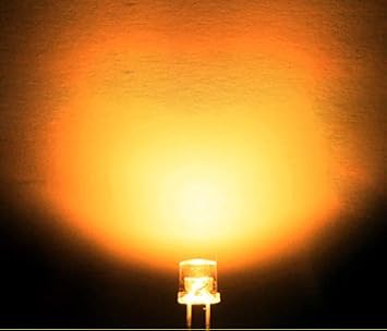 100pcs x 3mm Orange Flat top led Light 3mm Flat top led