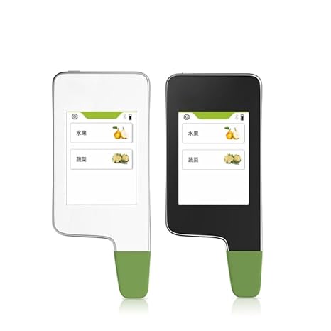 TOP Greentest 1 Portable Food Nitrate Tester for Fruits and Vegetables - Instantly Tests Nitrate Levels 0-9999mg/kg in 3 Secs - Includes Built-in Timer - Compact 90g Design with 3.2" Touchscreen