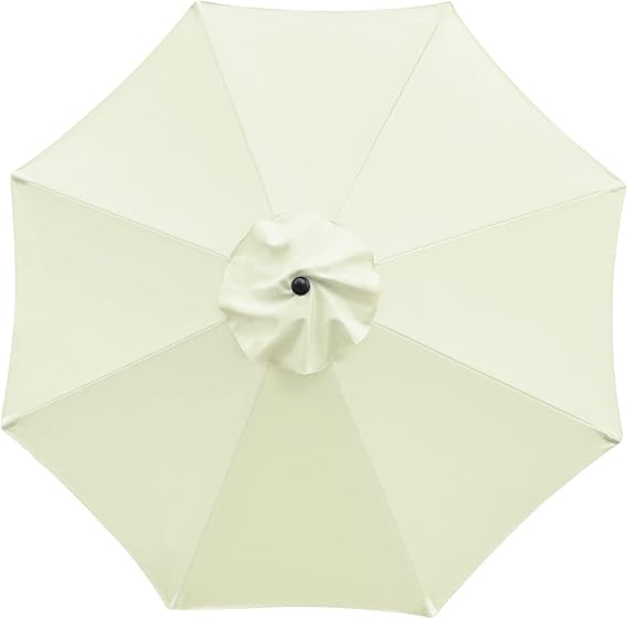 Sunnyglade 9ft Patio Umbrella Replacement Canopy Market Umbrella Top Outdoor Umbrella Canopy with 8 Ribs