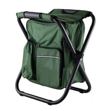 Backpack Chair Portable Camping Stool Foldable Chair Oxford Fabric Cooler Bag for Fishing Camping Outdoor