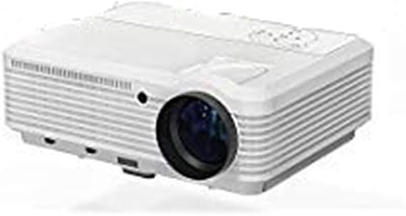 CAIWEI Bluetooth HD Projector Wireless Android OS LCD 200" Display 3900 Lumen WXGA LED Video Projector Home Cinema Movies Games, Compatible with HDMI USB RCA Audio VGA AV WiFi Multimedia Proyectors