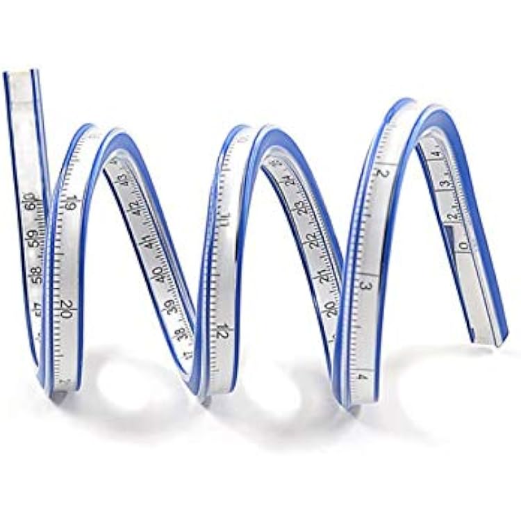 24 Inch 60cm Flexible Curve Ruler Flex Design Rule, Ideal for use: Engineering Drawing, Design Graphics, Garment Design, All Kinds of Painting