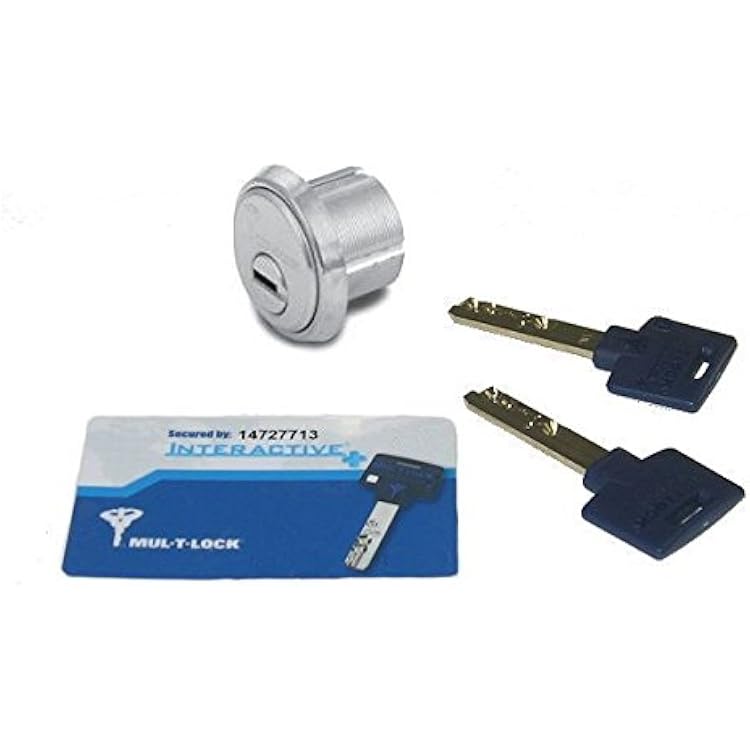 Mul-t-lock Mortise Cylinder 1 18 -Satin Chrome