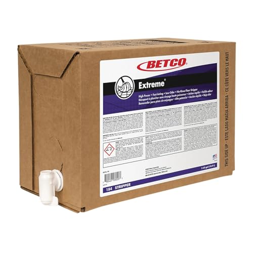 Betco Extreme Liquid Floor Stripper, Lemon Scent, 5 Gallon Container
