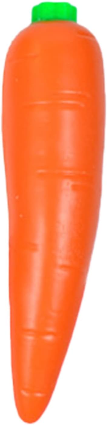 1PC Cute Cartoon Carrot Slow Rising Toys Stress Reliever Collection Gift Extrusion Toy Drums Toy Orange, One Size