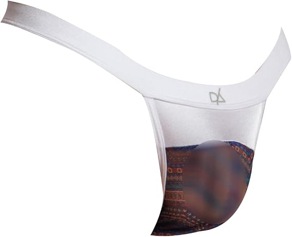 Daniel Alexander Sexy Mens Movement Slip Bikini Pouch Enhancing V-Shaped G-String Print Underwear