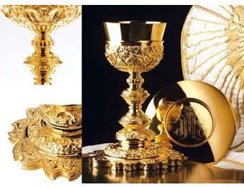 Religious Supply Center Baroque Chalice & Paten