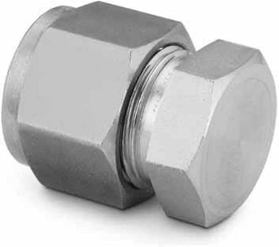 Swagelok Ss-600-c For 3/8" Od Tubing, Stainless Steel, Steel Cap