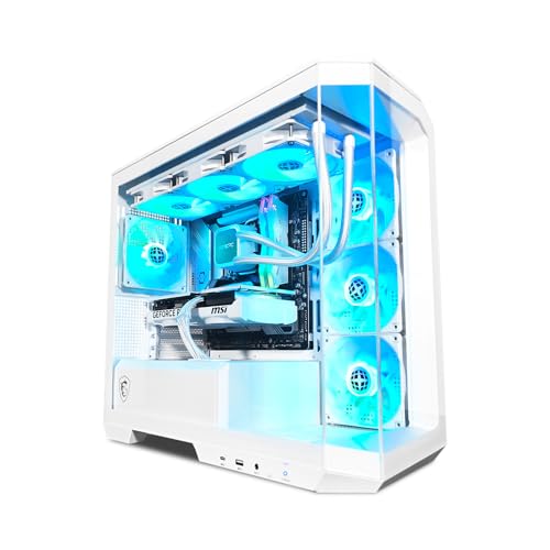 Project Zero Pano Extreme Ghost Gaming Desktop, Intel Core i7-14700K 3.4GHz 5.6GHz Turbo, RTX 5070 12GB, 1TB NVMe SSD, 32GB RAM, 750W Gold PSU, Win 11