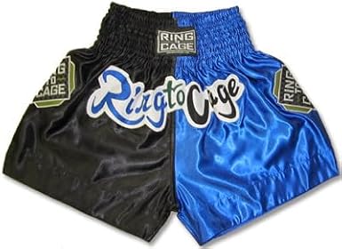 Muay Thai Shorts- Blk/Blue