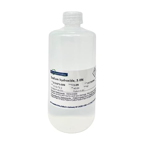 5.0N Sodium Hydroxide Solution - 500mL