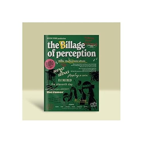 Billlie the Billige of perception : chapter one 1st Mini Album 1p Poster1p Folding Poster On Pack76p PhotoBook2p Sticker1p ID Card1p Ticket2p PhotoCardMessge PhotoCard SETTracking Kpop