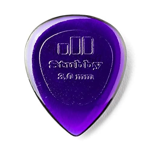 JIM DUNLOP 474R3.0 Stubby, Dark Purple, 3.0mm, 24Bag
