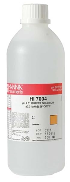 Hanna Instruments HI-7004L pH 4.01 Buffer Solution, 500 mL