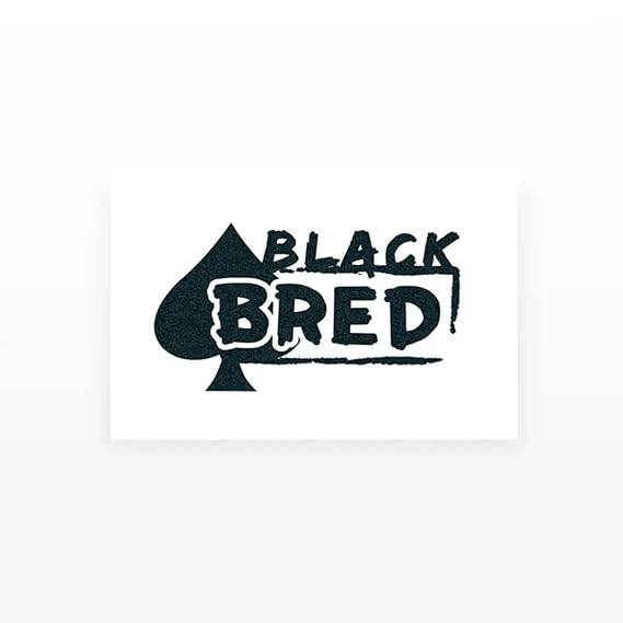 Black Bred Temporary Tattoo