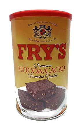 Fry's Premium Baking Cocoa, Unsweetened, 454g/16 oz, Imported from Canada}