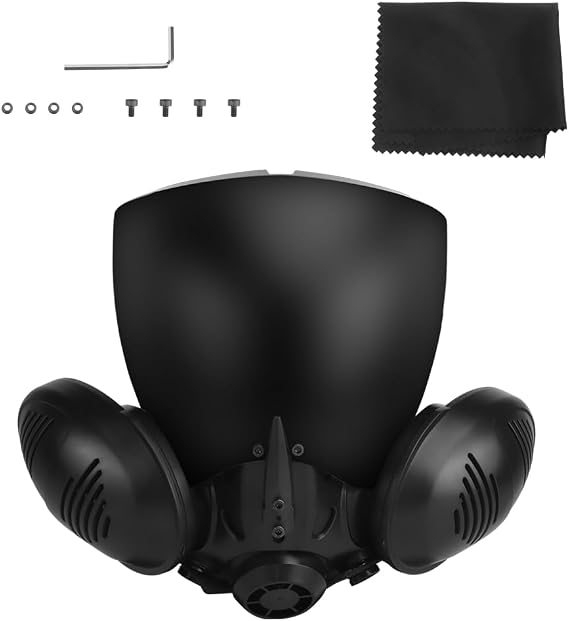 Cyberpunk COS Mask,Halloween Holiday Party Cosplay Costume Props, Anti-Fog Lens,Cool Internet Mask