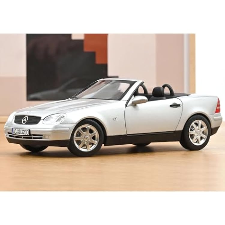 PRE-ORDER 1996 Mercedes-Benz SLK - Brillant Silver Diecast 1:18 Scale Model - Norev 183020