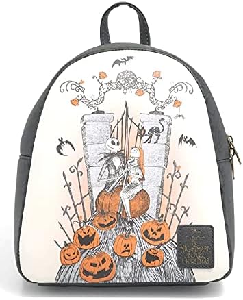 Loungefly The Nightmare Before Christmas Jack & Sally Graveyard Mini Backpack