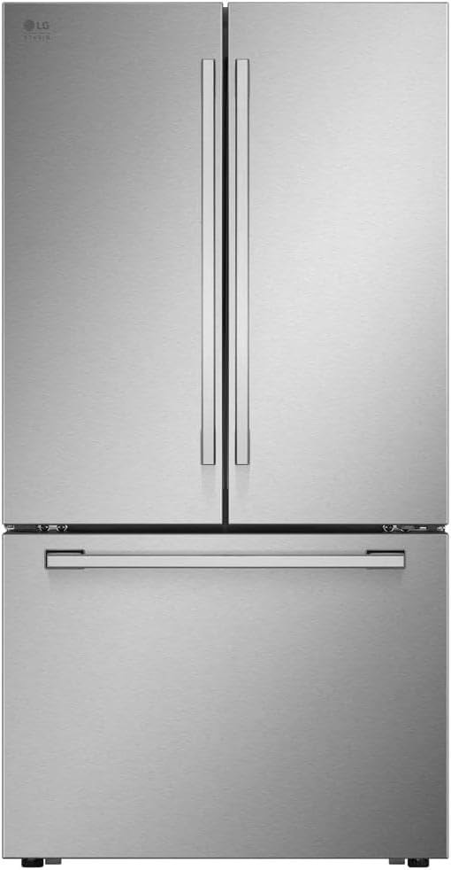 Smart Counter-Depth MAX French Door Refrigerator with Internal Water Dispenser - LG Stainless Steel