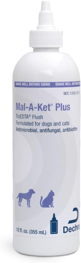 Mal-A-Ket Plus TrizEDTA Flush for Dogs and Cats, 12 Fl Oz