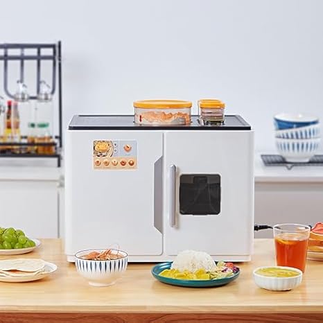 Automatic Roti Maker Machine - Electric Chapati & Pancake Maker for Flatbreads, One-Touch Operation for 20 Pieces at Once, Ideal for Chapati, Tortillas & Corncakes