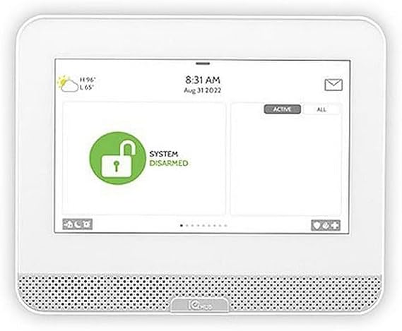 Qolsys IQPH052 Verizon IQ4 Hub 345 MHz, Whole Home Hub with 7" Touchscreen