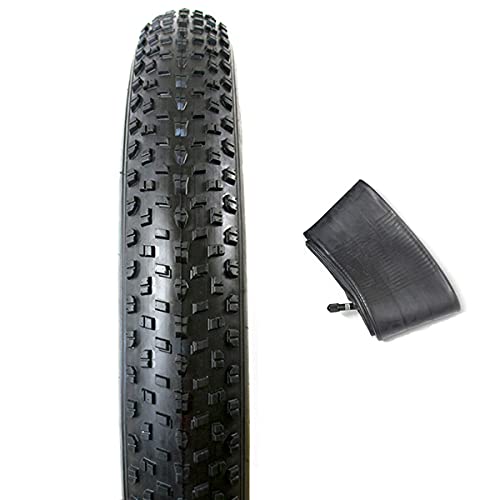 264.0 Fat Tire Fat Bike Tires Wire BeadBike Tire Mountain Bike Accessory All Season Replacement 1 Tire and 1 Tube