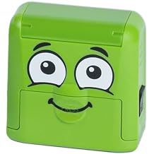 COLOP DIY MARKY Customizable Name Stamp for Kids Clothing & School Supplies Personalizable Fabric & Object Stamp Kit Includes 1,000 Imprints, Iron-On Tape, 20 Dishwasher-Safe Labels (Green)