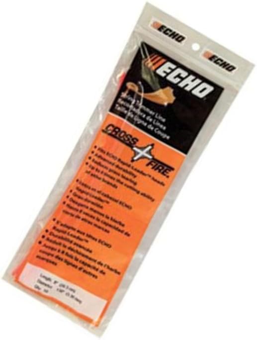 102222952 Echo Cross-Fire 8 in. x 0.095 in. Nylon Lines for Rapid Loaders(50PK)