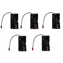 4 Cell AA Battery Holder W/JST Connector Receiver Battery Pack - 5 Pack 2930