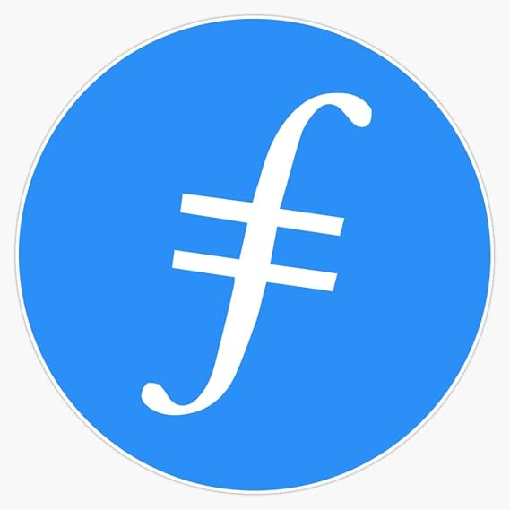 Filecoin FIL Crypto Decentralized Storage Blockchain Sticker Vinyl Bumper Sticker Decal Waterproof 5"