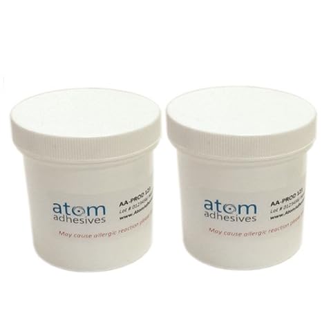 Electrically Conductive Epoxy, Carbon Filled Adhesive, Room Temperature Cure, AA-CARB 61, 100gm kit